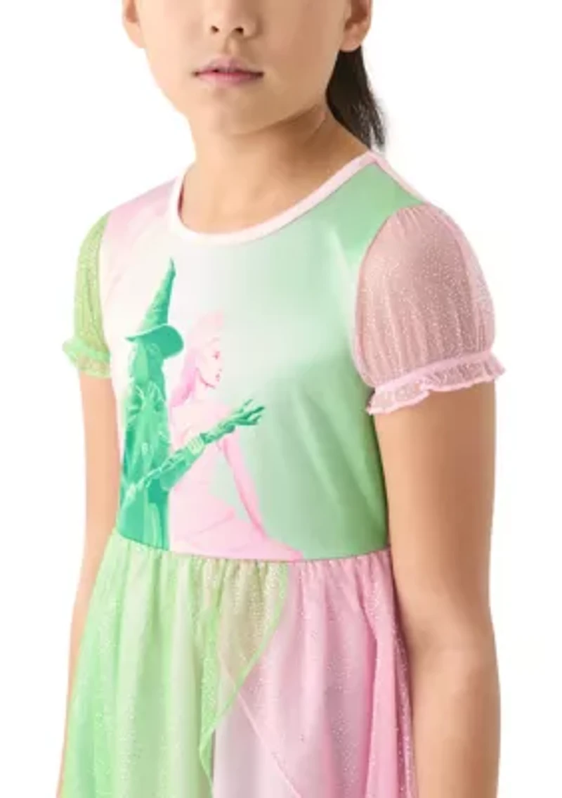 Girls 4-6x Wicked Pink Sleep Gown
