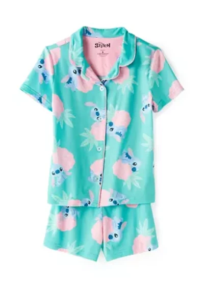 Girls 7-16 Hawaii Stitch Pajama Set