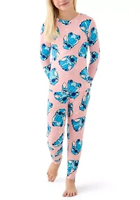 Girls 7-16 Amazing Stitch Stars Pajamas