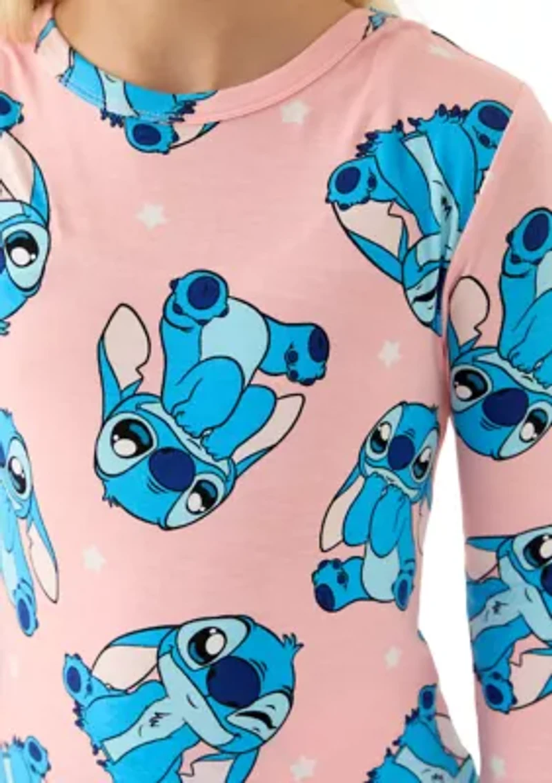 Girls 7-16 Amazing Stitch Stars Pajamas