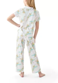 Girls 7-16 Believe You Pajama Set