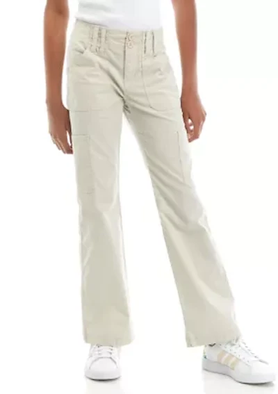 Girls 7-16 Flare Cargo Pants
