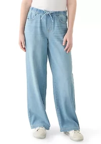Girls 7-16 Pull On Wide Leg Pants