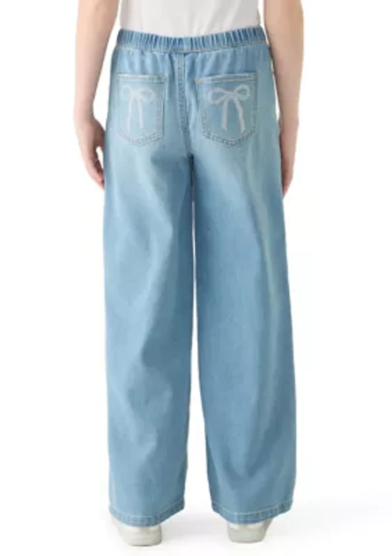 Girls 7-16 Pull On Wide Leg Pants