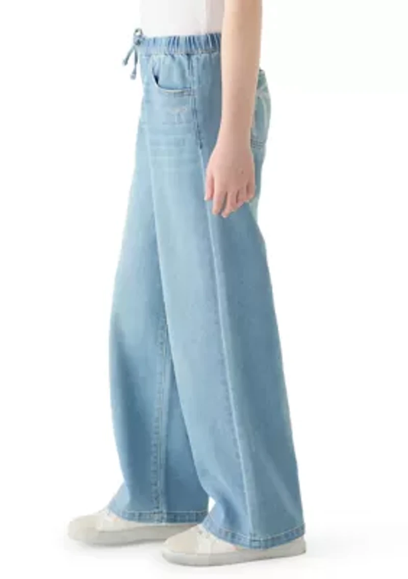 Girls 7-16 Pull On Wide Leg Pants