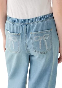 Girls 7-16 Pull On Wide Leg Pants