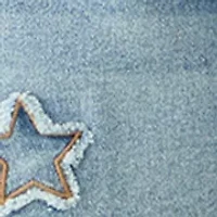 Girls 7-16 Star Applique Shorts