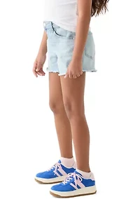 Girls 7-16 Side Seam Bling Shorts
