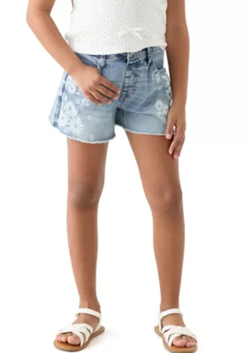 Girls 7-16 Floral Printed Shorts