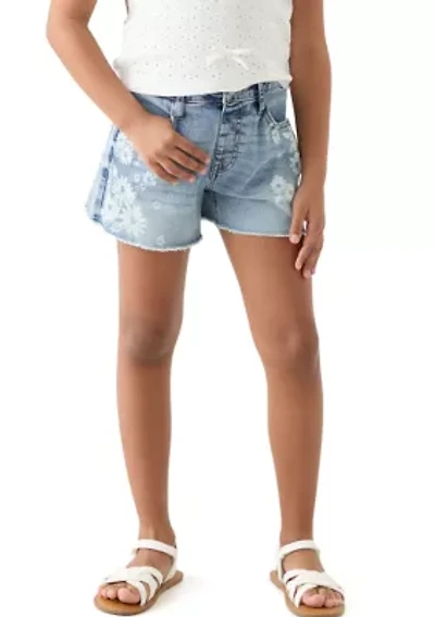 Girls 7-16 Floral Printed Shorts