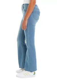 Girls 7-16 Mid Rise Flare Jeans