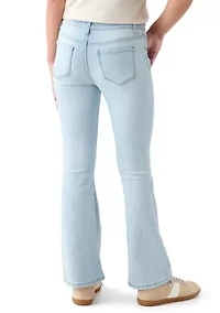 Girls 7-16 Mid-Rise Flare Jeans