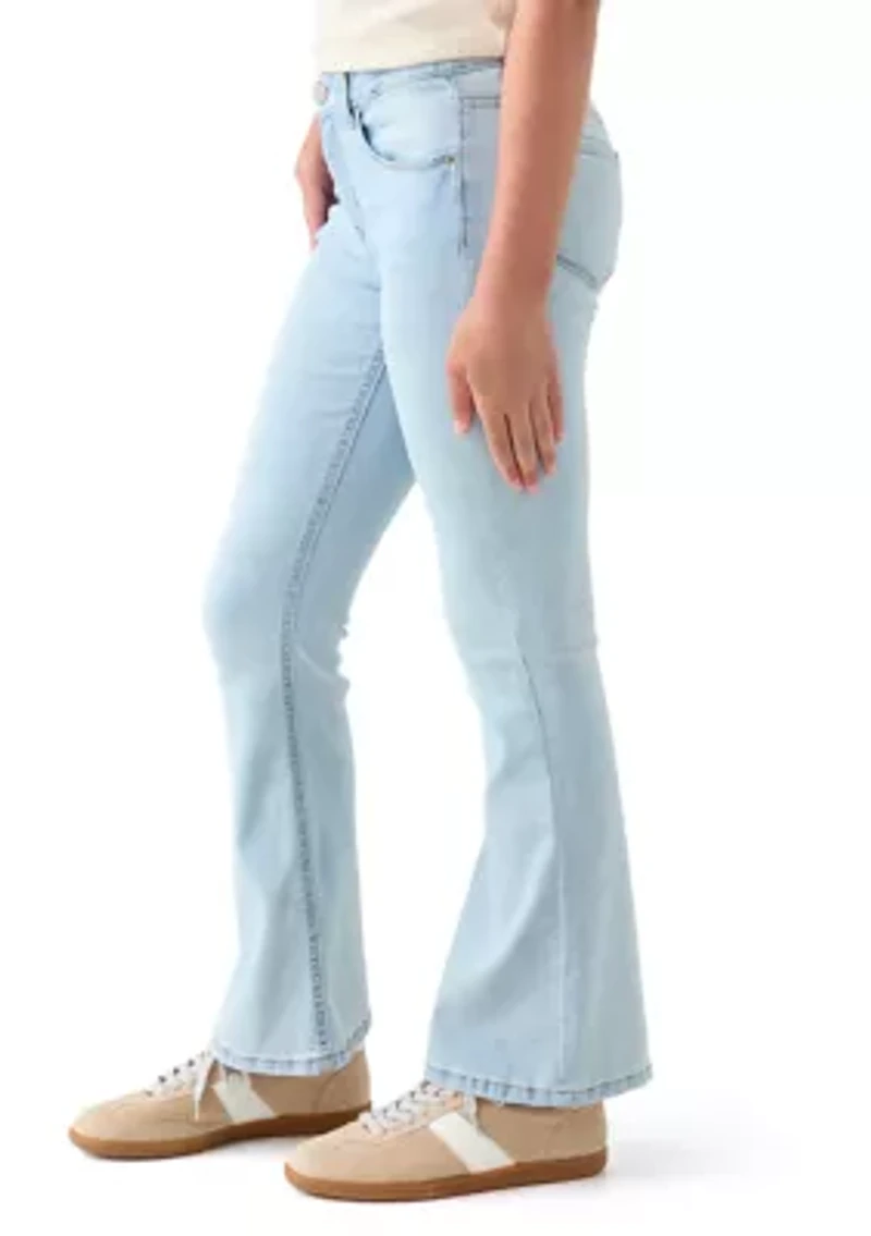 Girls 7-16 Mid-Rise Flare Jeans