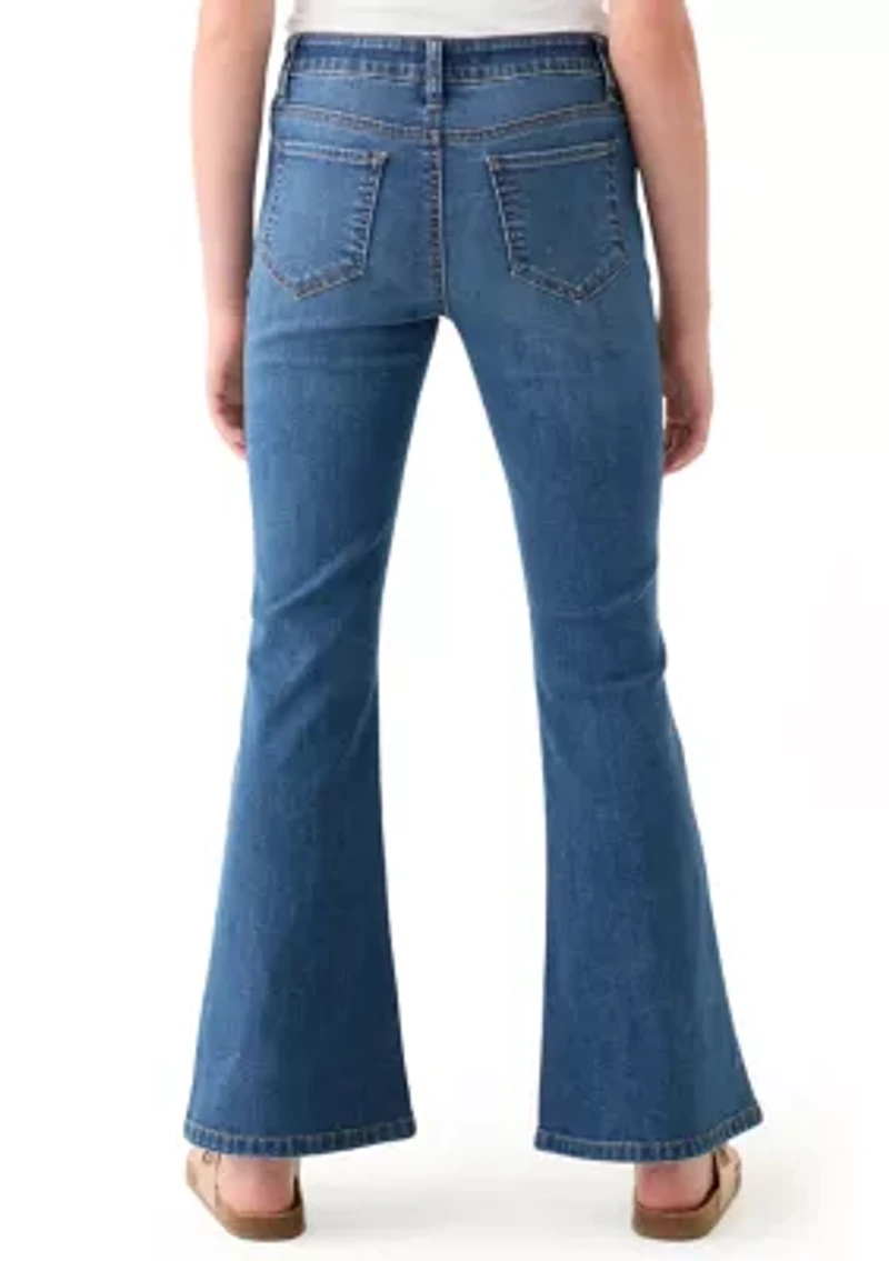 Girls 7-16 Super Flare Jeans
