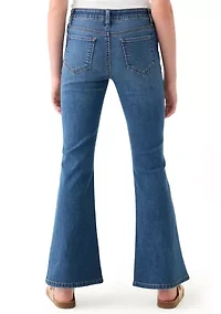 Girls 7-16 Super Flare Jeans