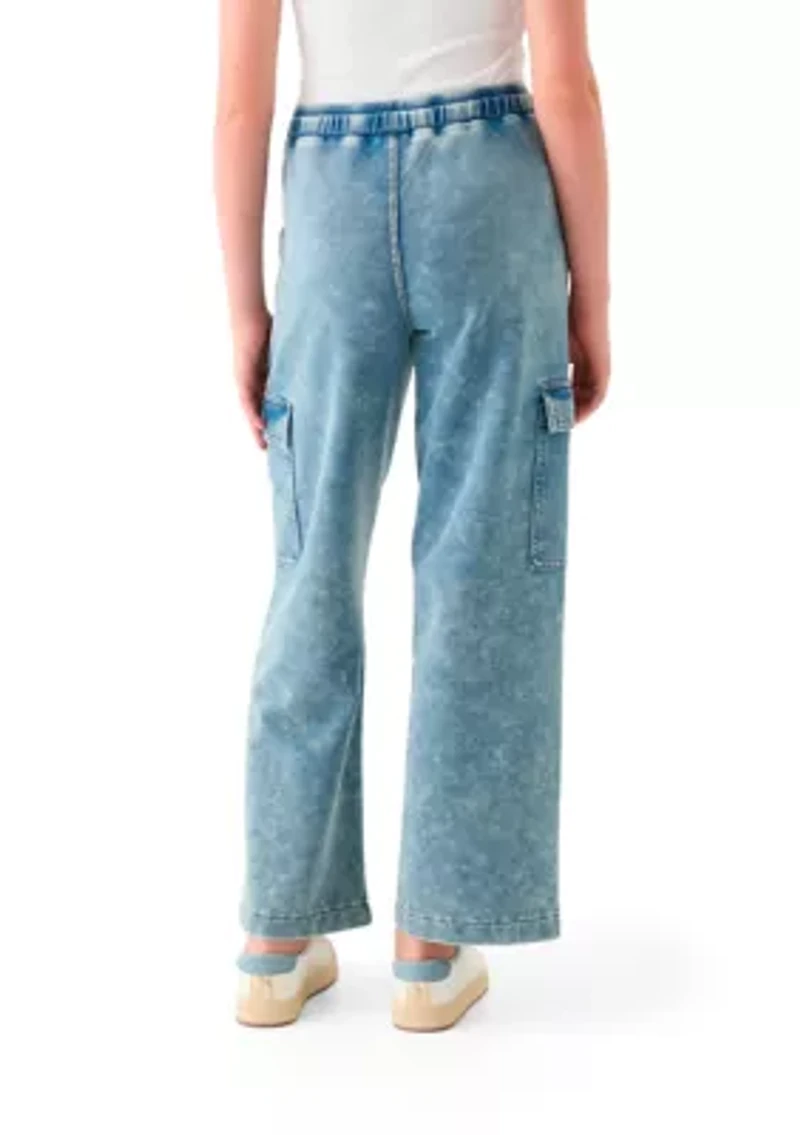 Girls 7-16 Double Waistband Drawstring  Pants