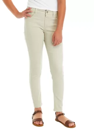 Girls 7-16 Pull On Mid Rise Jeggings