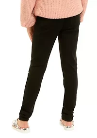 Girls 7-16 Pull On Mid Rise Jeggings
