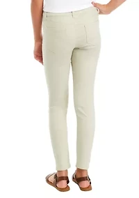 Girls 7-16 Pull On Mid Rise Jeggings
