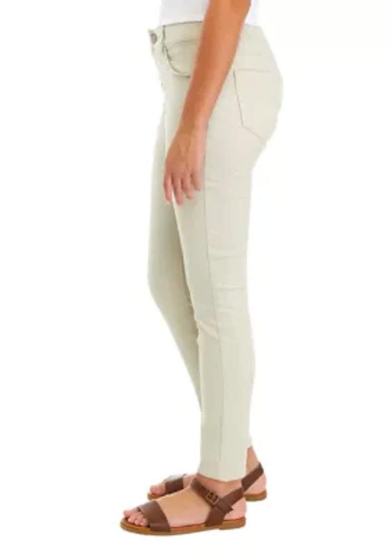 Girls 7-16 Pull On Mid Rise Jeggings