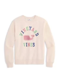 Girls 7-16 Relaxed Crew Neck Sweatshirt