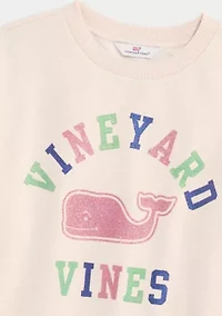 Girls 7-16 Relaxed Crew Neck Sweatshirt