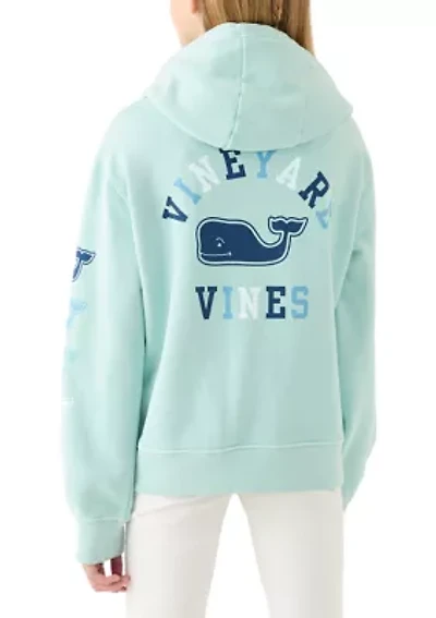 Girls 7-16 Floral Printed Hoodie