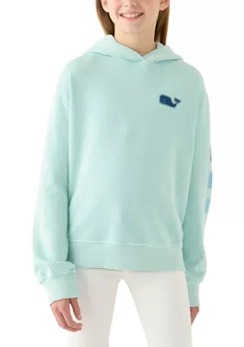 Girls 7-16 Floral Printed Hoodie