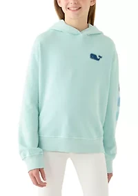 Girls 7-16 Floral Printed Hoodie