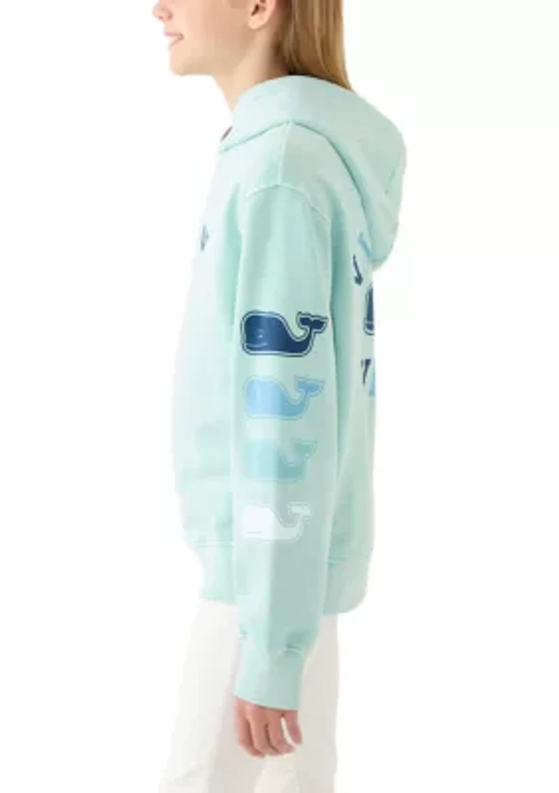 Girls 7-16 Floral Printed Hoodie