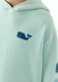 Girls 7-16 Floral Printed Hoodie