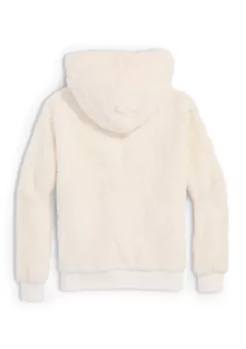 Girls 7-16 Teddy Fleece Full-Zip Hoodie