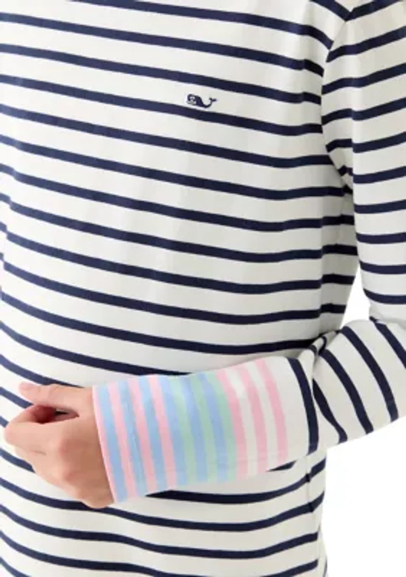 Girls 7-16 Long Sleeve Boatneck T-Shirt