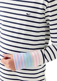 Girls 7-16 Long Sleeve Boatneck T-Shirt