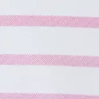 Girls 7-16 Pink Stripe Quarter Zip Jacket