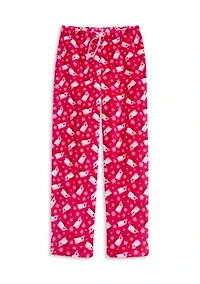 Girls 7-16 Holiday Lounge Pants