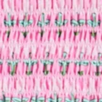 Girls 7-16 Smocked Tankini Swimsuit