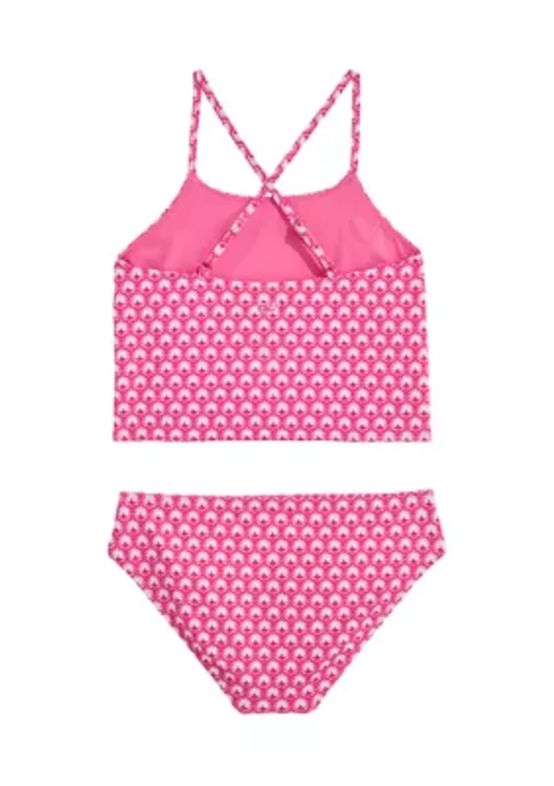 Girls 7-16 Print Tankini Swim Set