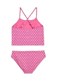 Girls 7-16 Print Tankini Swim Set