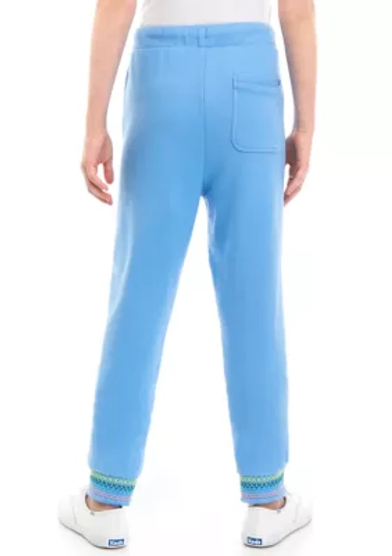 Girls 7-16 Smocked Joggers