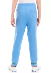 Girls 7-16 Smocked Joggers