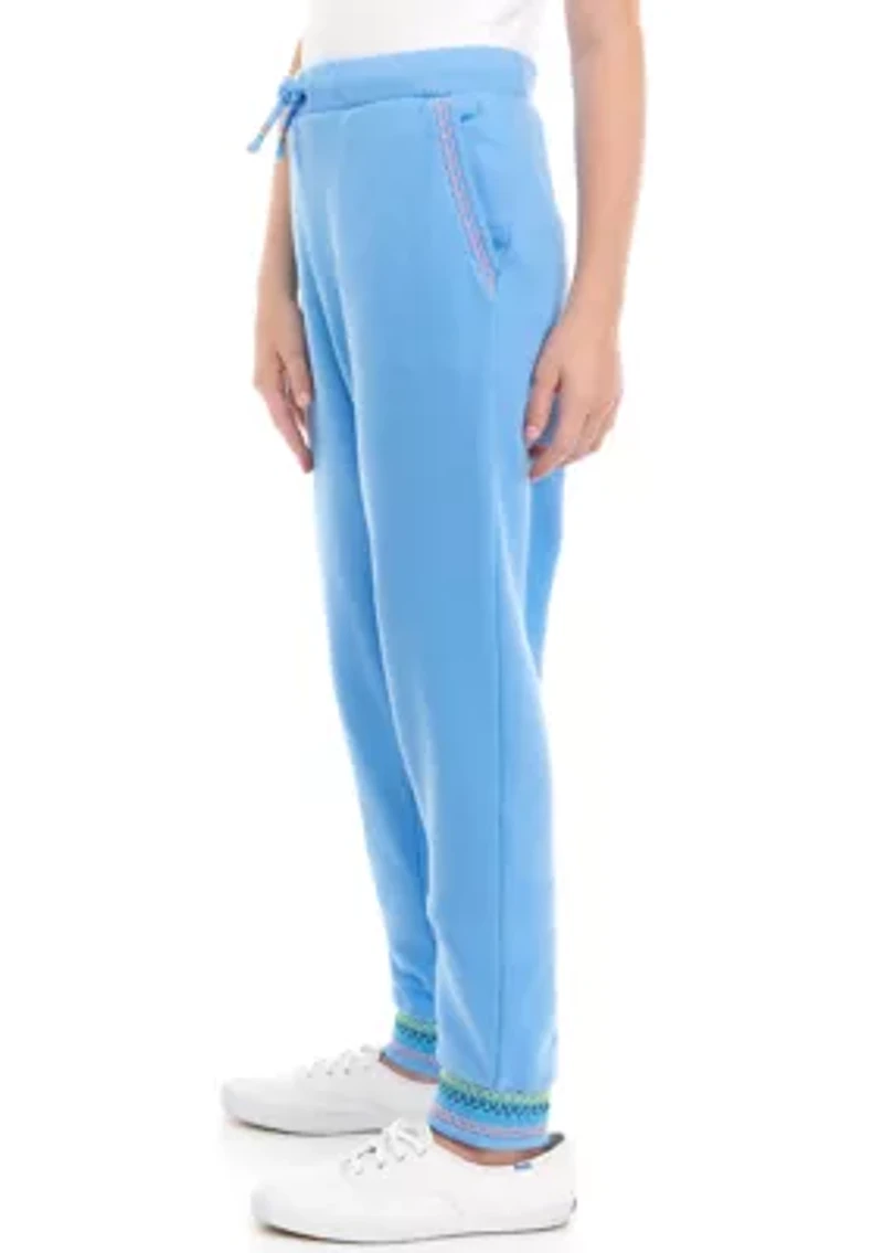 Girls 7-16 Smocked Joggers