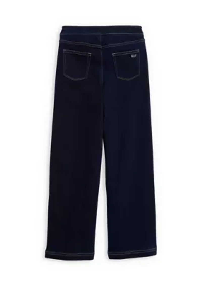 Girls 7-16 Wide Leg Stretch Denim