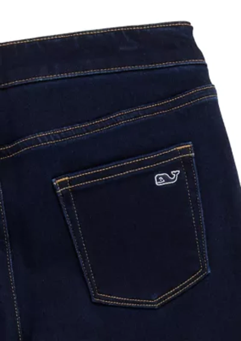 Girls 7-16 Wide Leg Stretch Denim