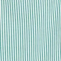 Girls 7-16 Striped Tiered Ruffle Neck Dress