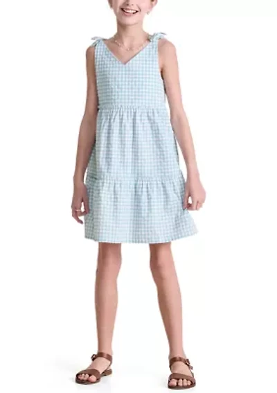 Girls 7-16 Harbor Tie Tiered Dress