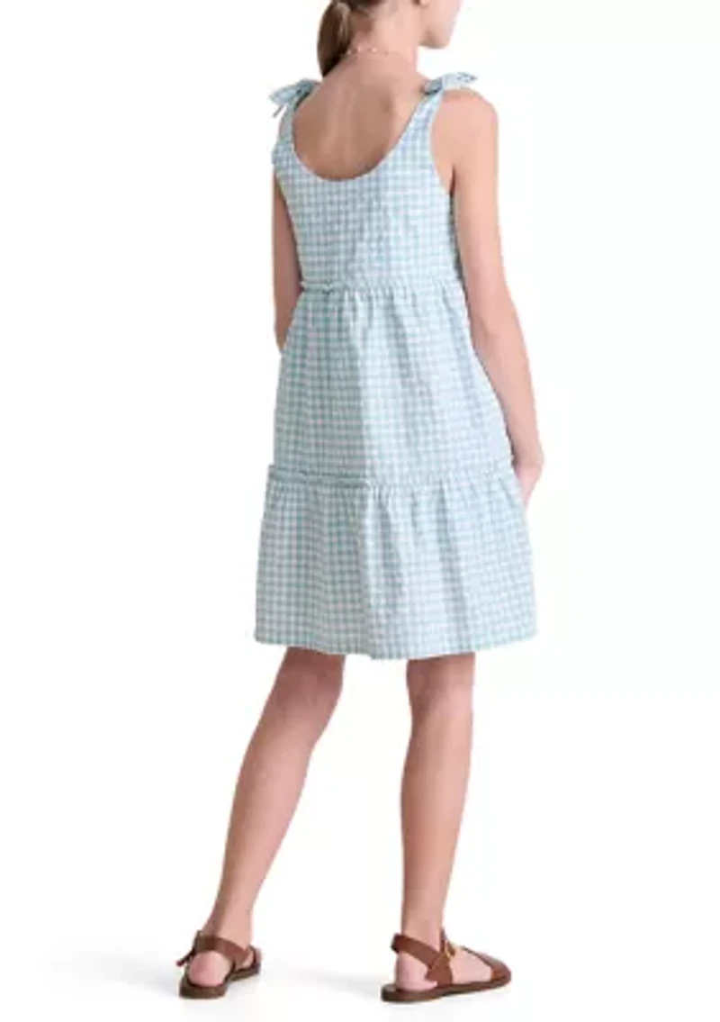 Girls 7-16 Harbor Tie Tiered Dress