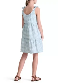 Girls 7-16 Harbor Tie Tiered Dress
