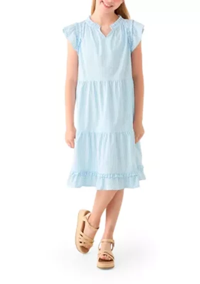 Girls 7-16 Harbor Tiered Ruffle Dress