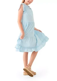 Girls 7-16 Harbor Tiered Ruffle Dress